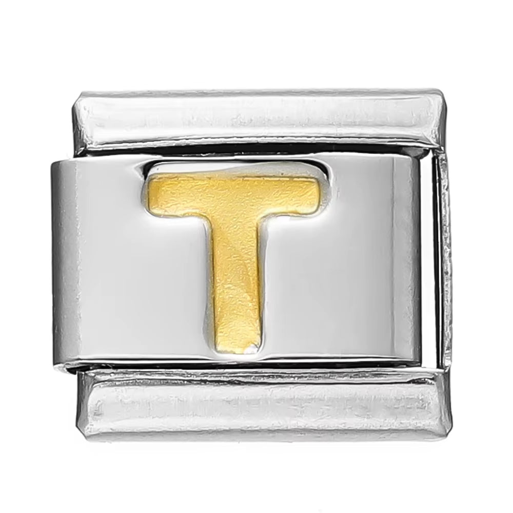 Create Stunning DIY Bracelets with Our 9mm Stainless Steel Module Charm Italian Links - A-Z 26 Letters for Personalized Jewelry Making