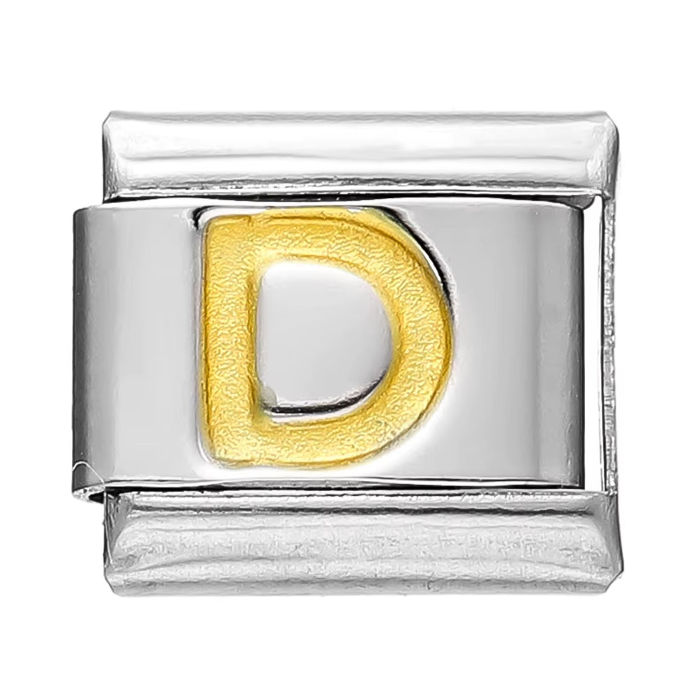 Create Stunning DIY Bracelets with Our 9mm Stainless Steel Module Charm Italian Links - A-Z 26 Letters for Personalized Jewelry Making