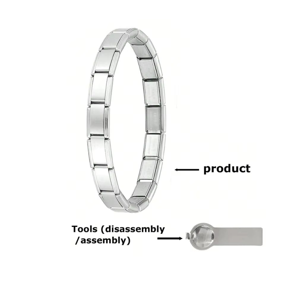 Stainless Steel Italian Charm Bracelet Opening Tools Jewelry DIY Making