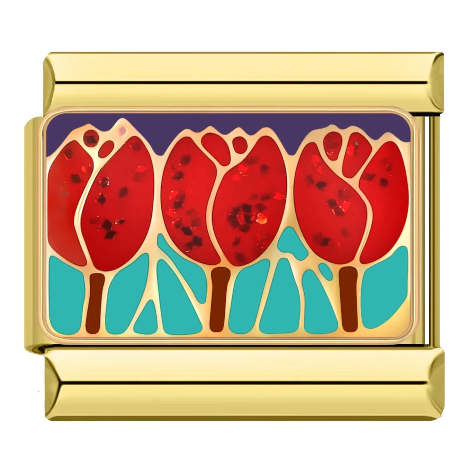 Gold Color Cat Giraffe Star Butterfly Phone Italian Charms Links Fit 9Mm Stainless Steel Bracelet Making DIY Jewelry