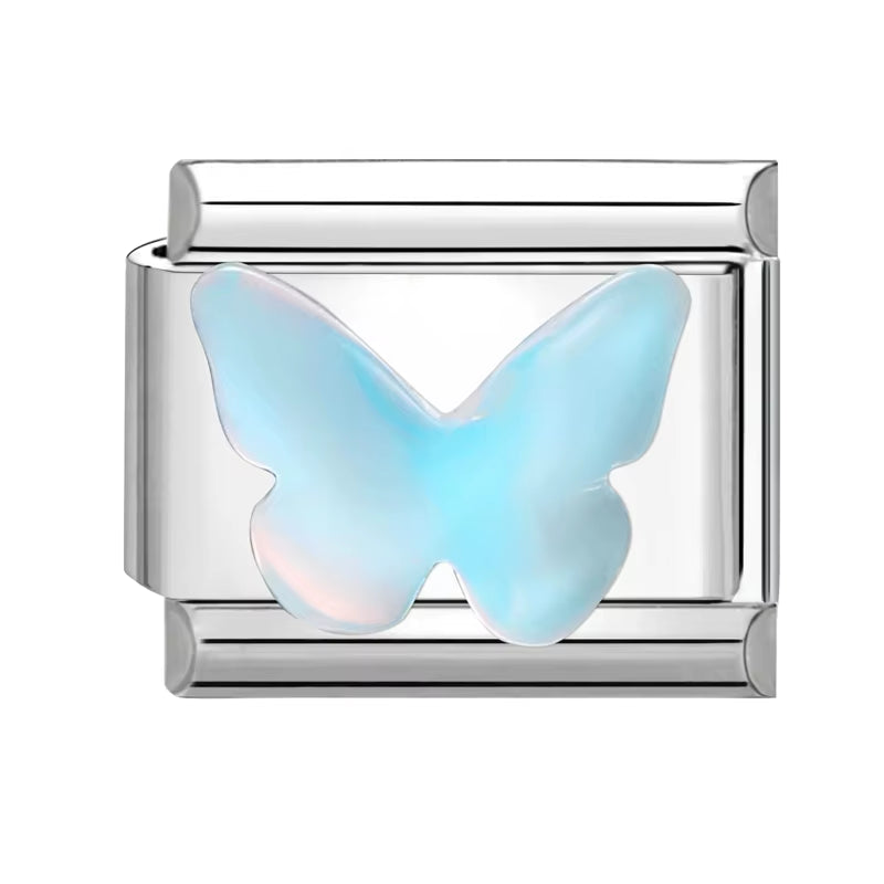 Charm Bracelet Shine Starfish Sea Shell Star Rhinestone Fit 9Mm Italian Link Bracelet Stainless Steel Jewellery DIY Making Gifts