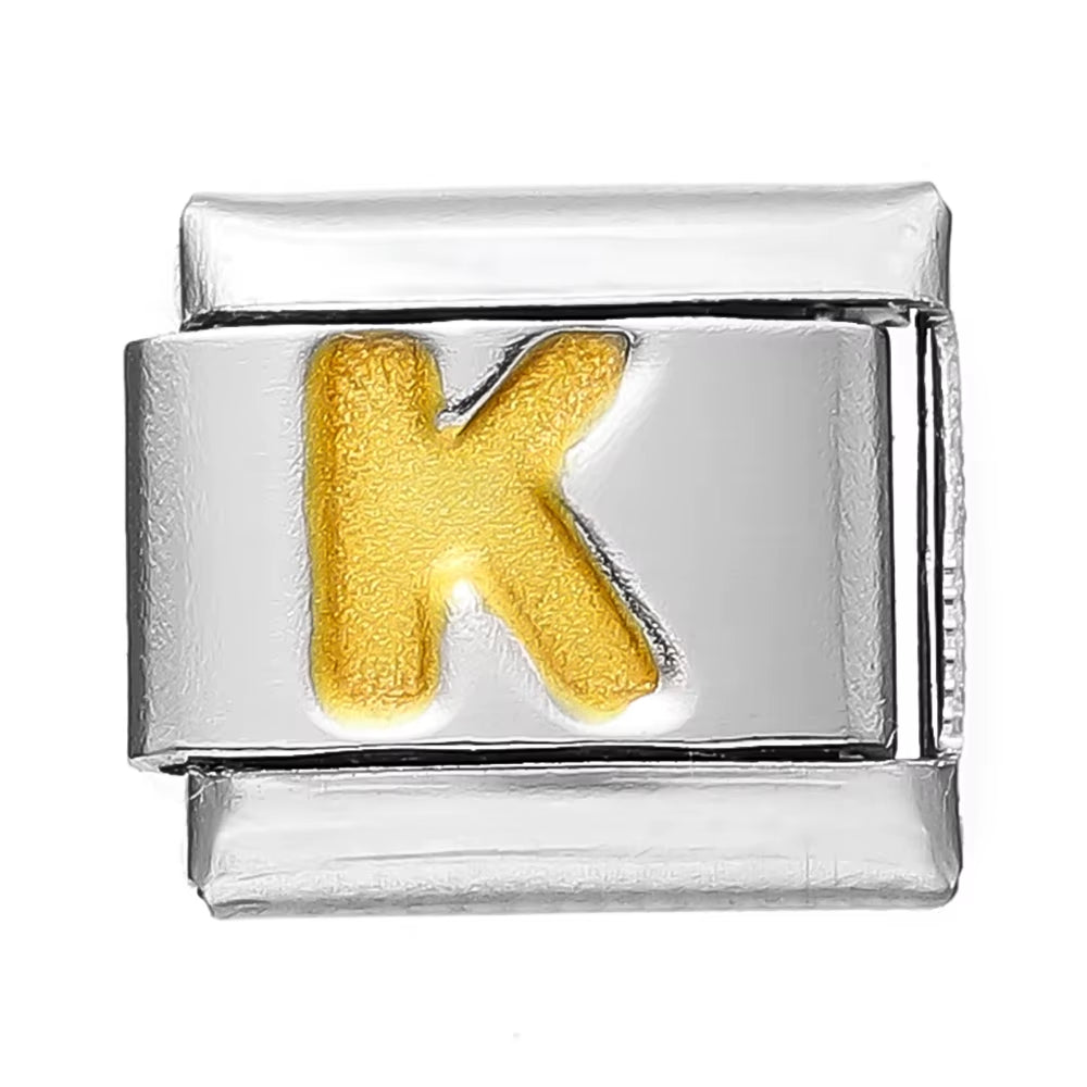 Create Stunning DIY Bracelets with Our 9mm Stainless Steel Module Charm Italian Links - A-Z 26 Letters for Personalized Jewelry Making