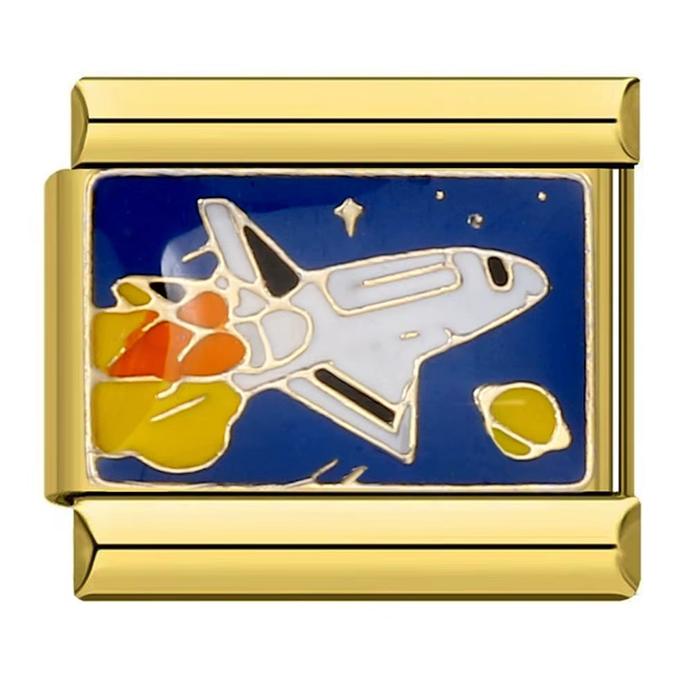 Gold Color Cat Giraffe Star Butterfly Phone Italian Charms Links Fit 9Mm Stainless Steel Bracelet Making DIY Jewelry