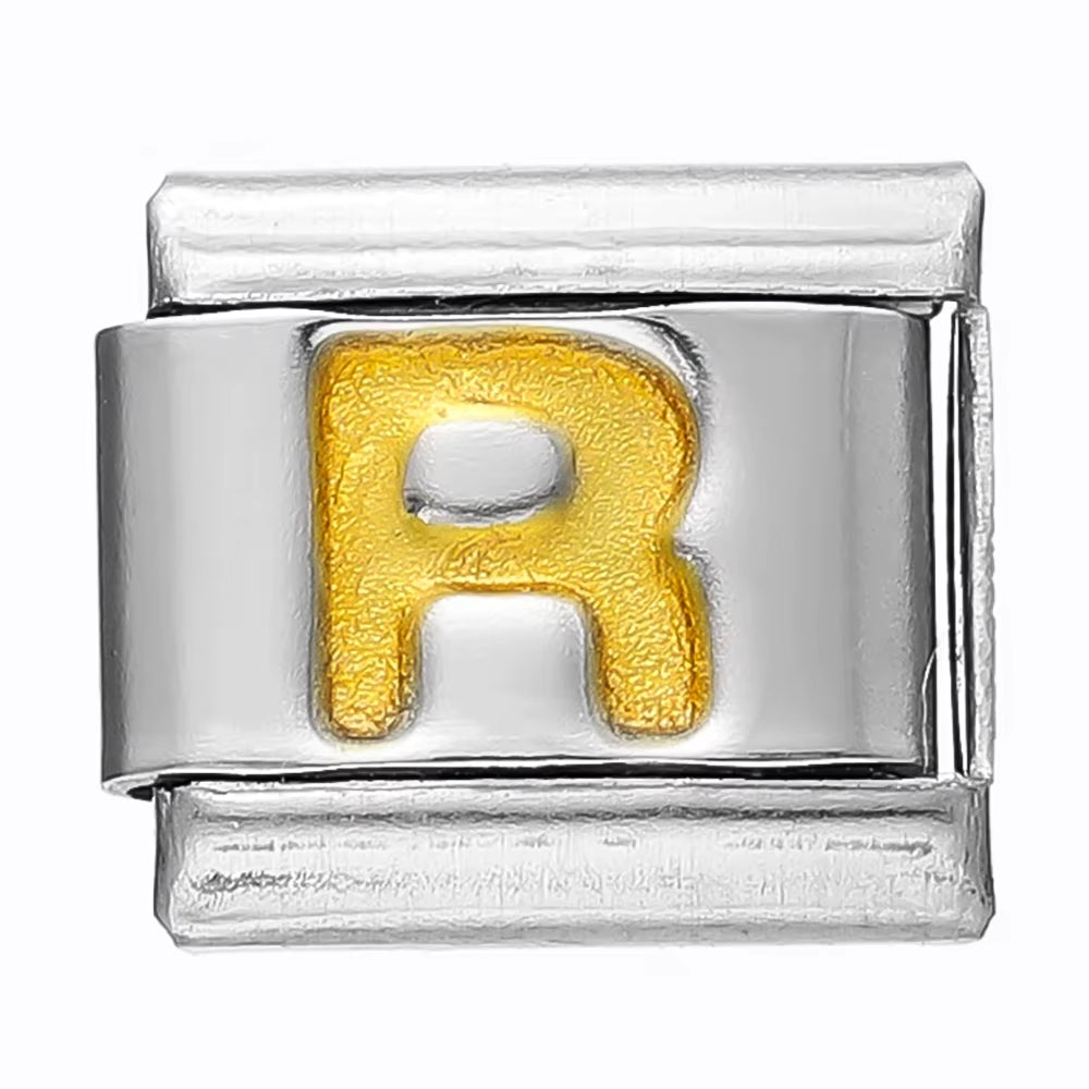 Create Stunning DIY Bracelets with Our 9mm Stainless Steel Module Charm Italian Links - A-Z 26 Letters for Personalized Jewelry Making