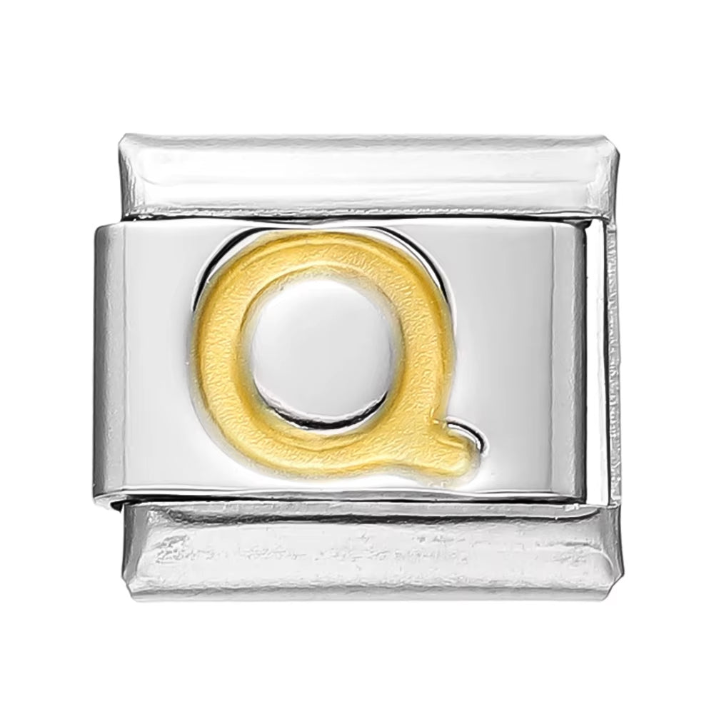 Create Stunning DIY Bracelets with Our 9mm Stainless Steel Module Charm Italian Links - A-Z 26 Letters for Personalized Jewelry Making