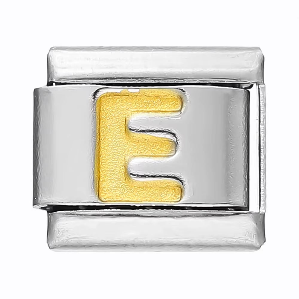 Create Stunning DIY Bracelets with Our 9mm Stainless Steel Module Charm Italian Links - A-Z 26 Letters for Personalized Jewelry Making