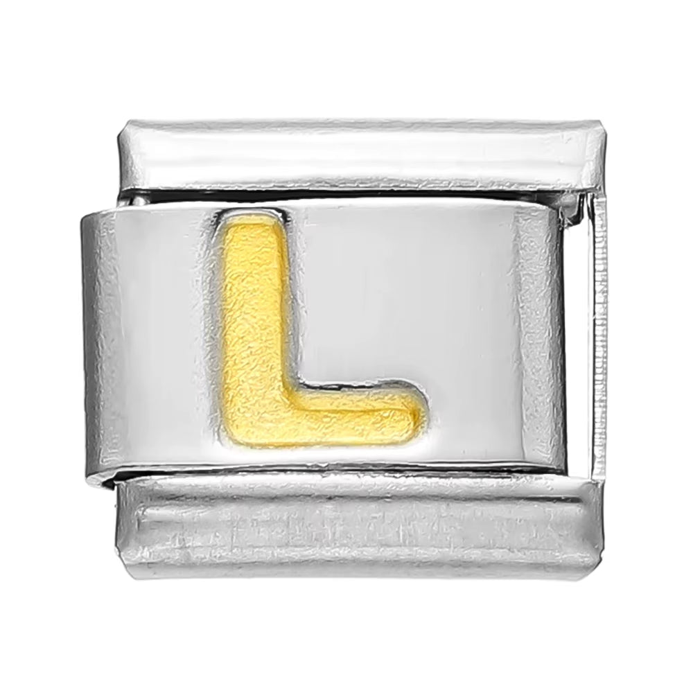 Create Stunning DIY Bracelets with Our 9mm Stainless Steel Module Charm Italian Links - A-Z 26 Letters for Personalized Jewelry Making