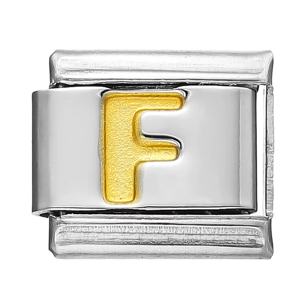 Create Stunning DIY Bracelets with Our 9mm Stainless Steel Module Charm Italian Links - A-Z 26 Letters for Personalized Jewelry Making