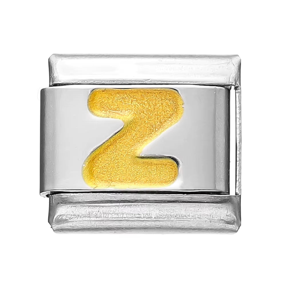 Create Stunning DIY Bracelets with Our 9mm Stainless Steel Module Charm Italian Links - A-Z 26 Letters for Personalized Jewelry Making